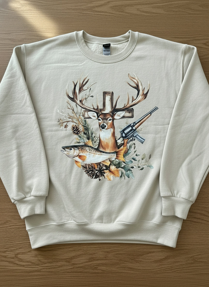 Hunting with a cross