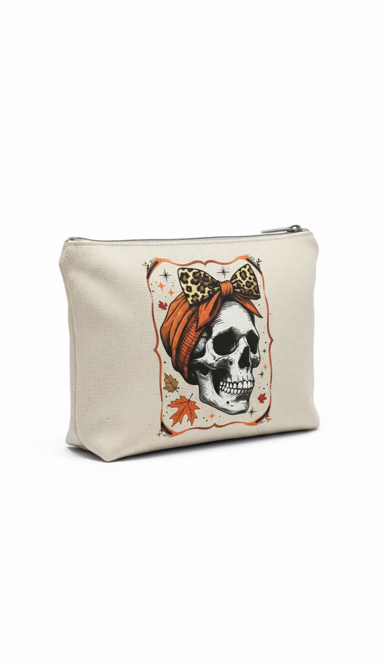 Fall Skull Pouch