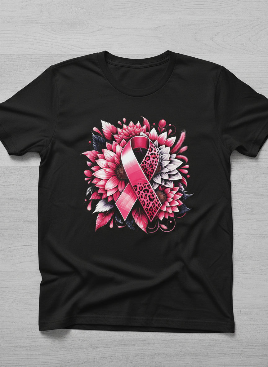 Pink Breast cancer bow