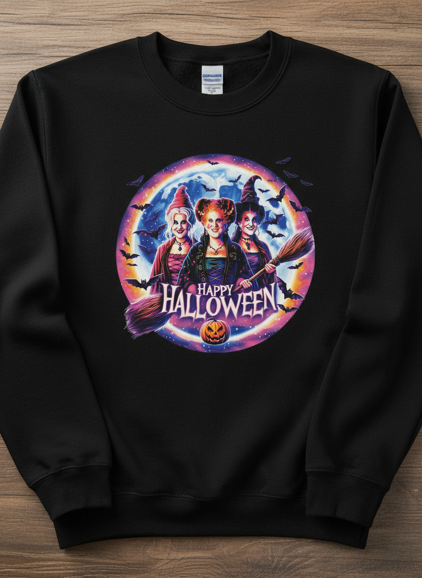 Sisters happy halloween