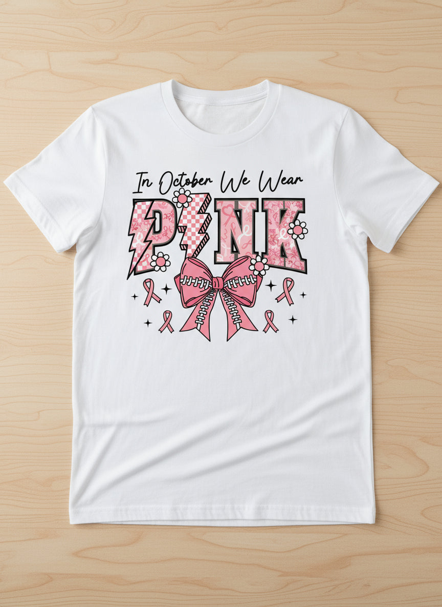 In October we wear pink