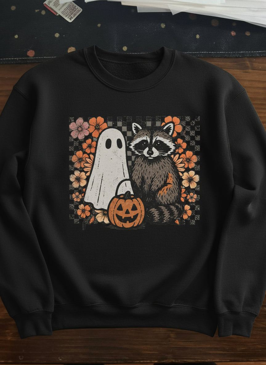 Racoon and Ghost