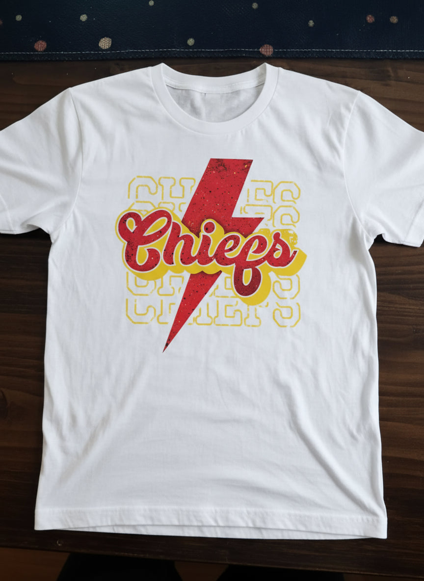 Chiefs lighting bolt