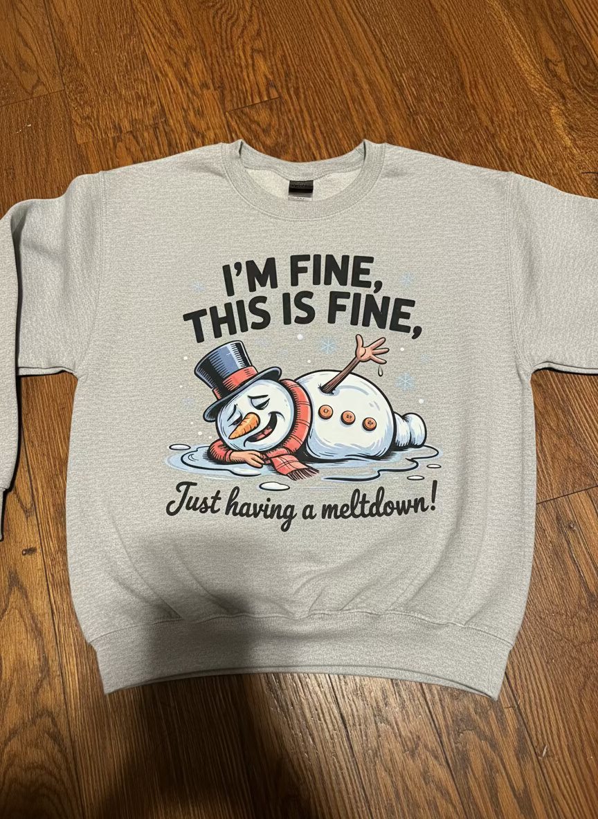 I'm fine this is fine just having a meltdown